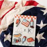 USA Retro Croc Charms- AK x KIU charms