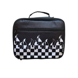 Checker Flames Lunch Box