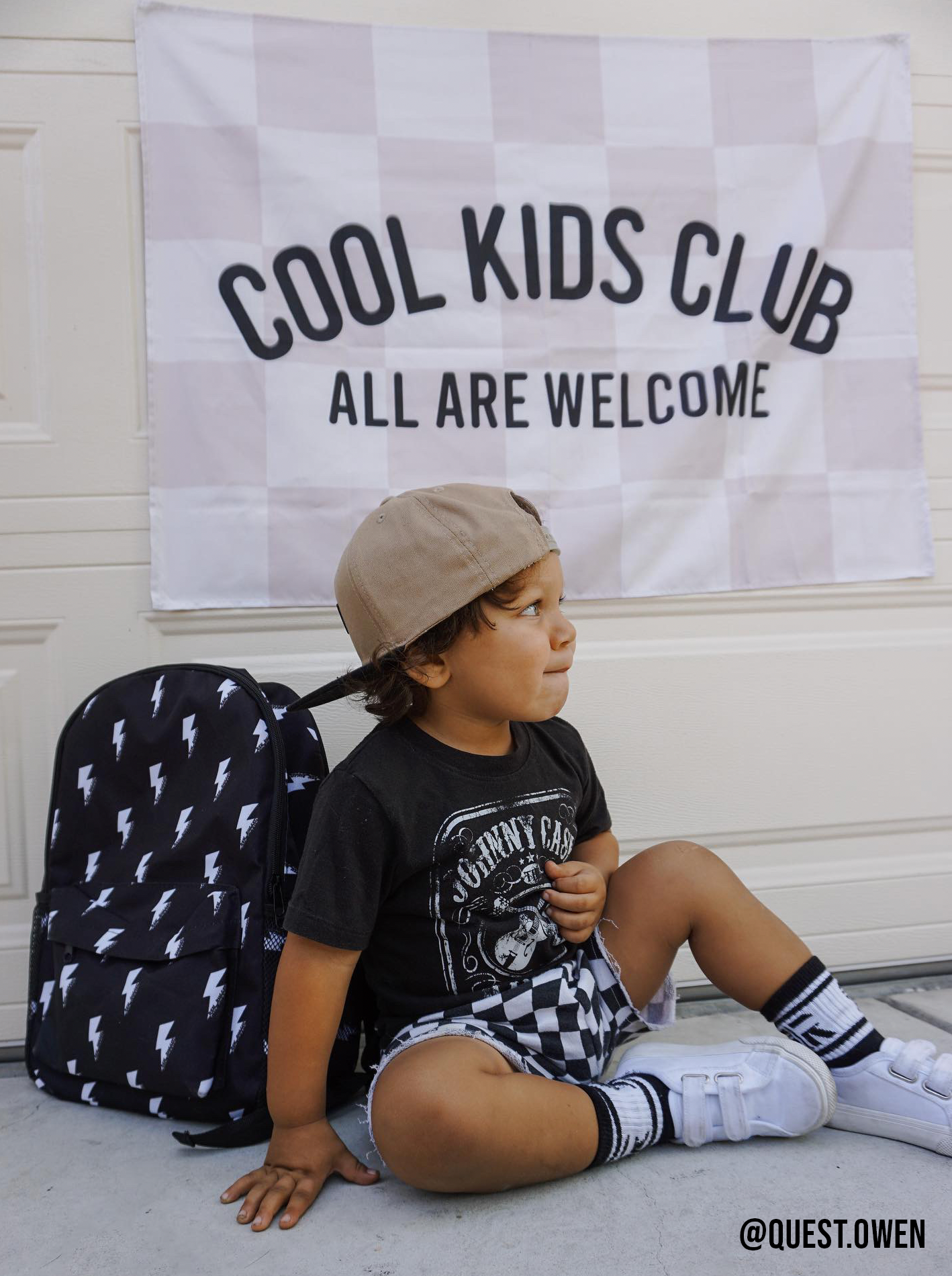Cool Kids Club Banner | Fabric Wall Sign