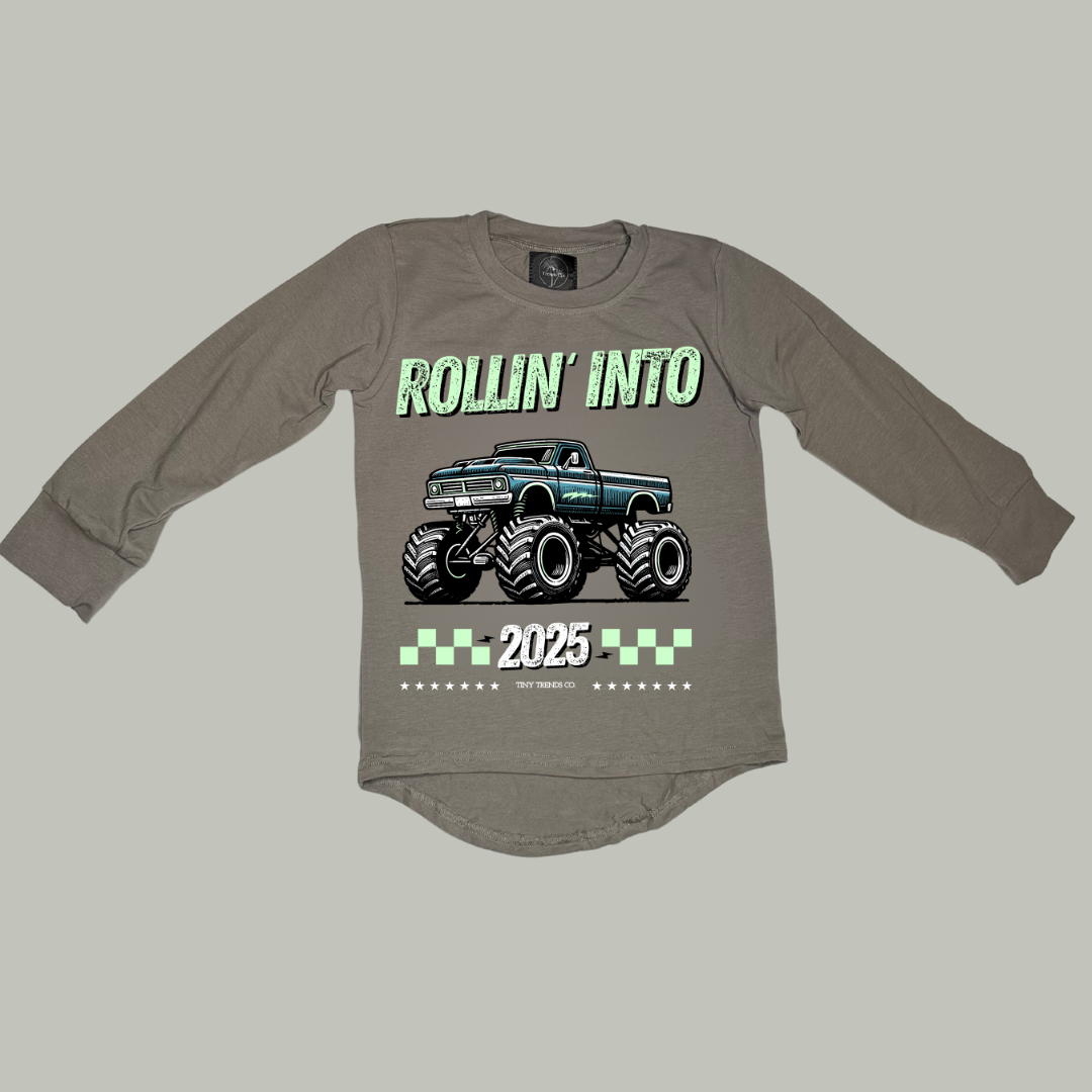 Rolling into 2025 | Grey Long Sleeve