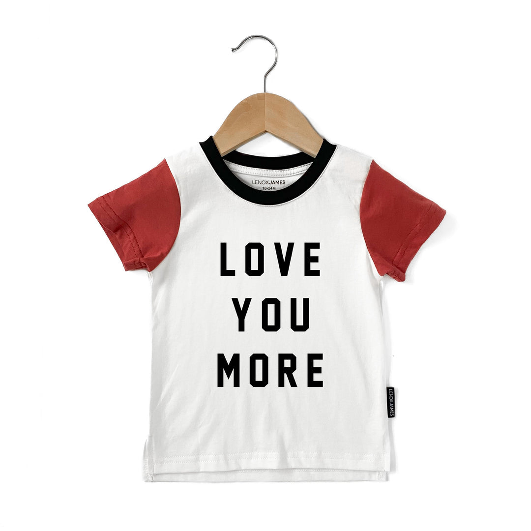 LOVE YOU MORE TEE - COLOR BLOCK