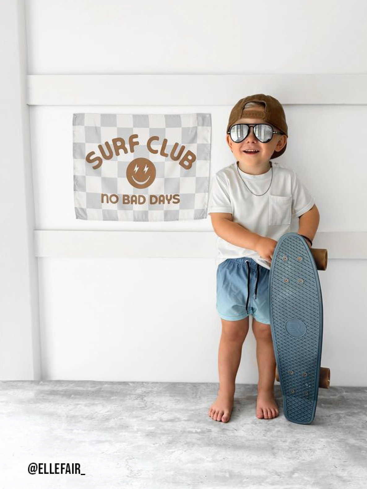 Surf Club Banner | Fabric Wall Sign