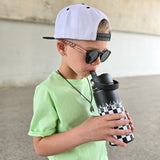 Checker Flame 16 Oz Water Bottle