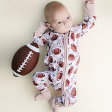 Bamboo Zip Romper | Game Day