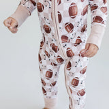 Bamboo Zip Romper | Game Day