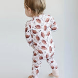 Bamboo Zip Romper | Game Day