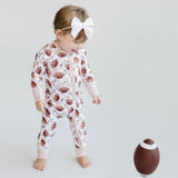 Bamboo Zip Romper | Game Day