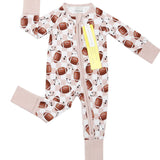 Bamboo Zip Romper | Game Day