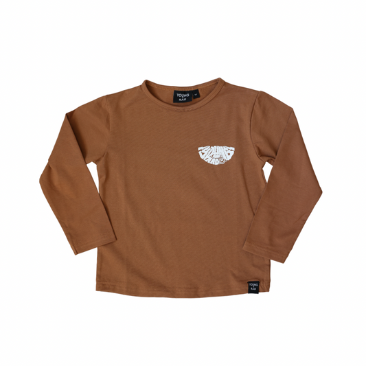 RETRO SURF SMILEY LONG SLEEVE - SPICE