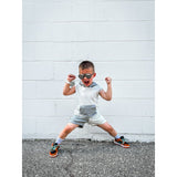 Summer Leisure Shorts- Colorblock Gray
