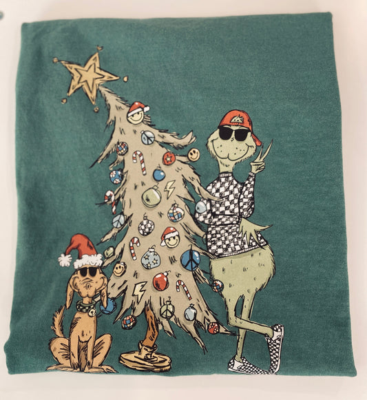 Retro Christmas graphic-Adult