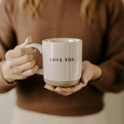 Love You 14oz. Stoneware Coffee Mug