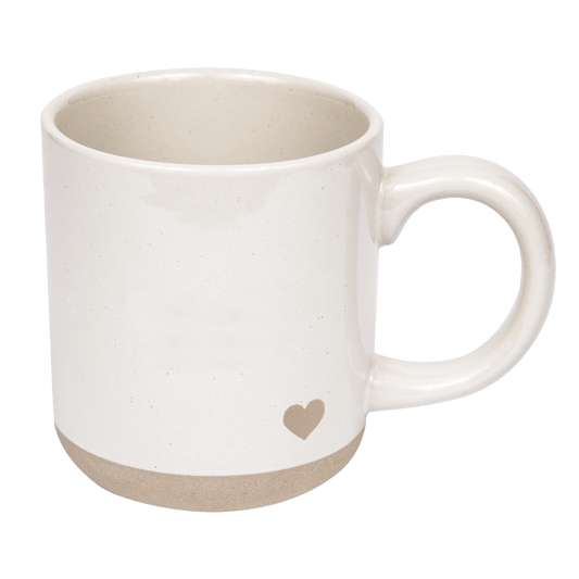 Heart 14oz. Stoneware Coffee Mug