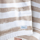 The Kenzie Beach Towel - Brush Stripes