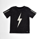 LIMITED EDITION SPARK SHORT SLEEVE RACER TEE - BLACK