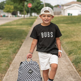 Full Size Black Checkered Backpack