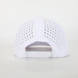 FINISH LINE WHITE ADVENTURE SNAPBACK // WATER-RESISTANT