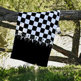 Checker Flame Beach Towel