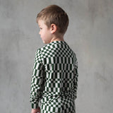 Everyday Check |  Bamboo Two Piece Set (Green Check)