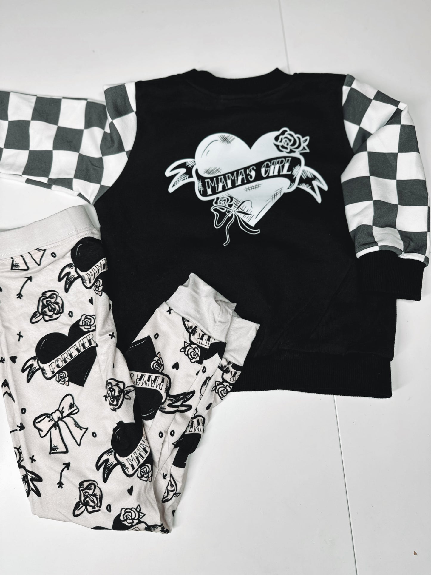 Mama's Girl Checker Crewneck