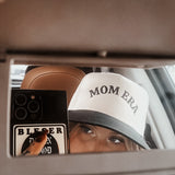 MOM ERA CAP // BLACK & CREAM