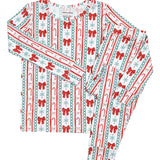 Bamboo Two Piece Set | Retro Candy Cane