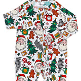 Bamboo Zip Romper | Christmas Vibes
