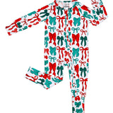 Bamboo Zip Romper | Merry Bows