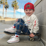 Red + White Checker
