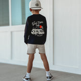 THE GOOD TIMES CAFE LONG SLEEVE - SOLID BLACK
