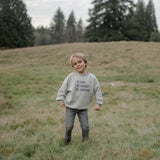 Legacy Sweatshirt SOFT | Be Kind on Dark Heather Gray