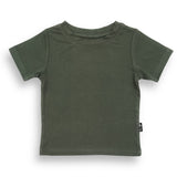 BAMBOO BASIC TEE- Moss