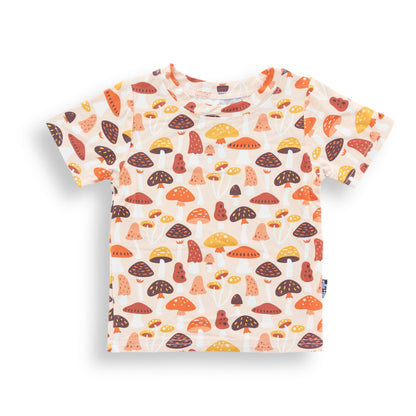 BAMBOO BASIC TEE- Mushrooms