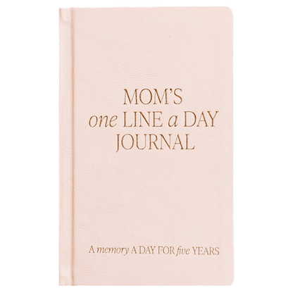 Mom's One Line A Day Leather Journal