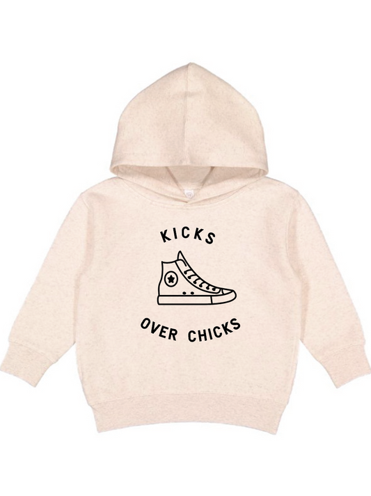 Kicks Over Chicks Hoodie