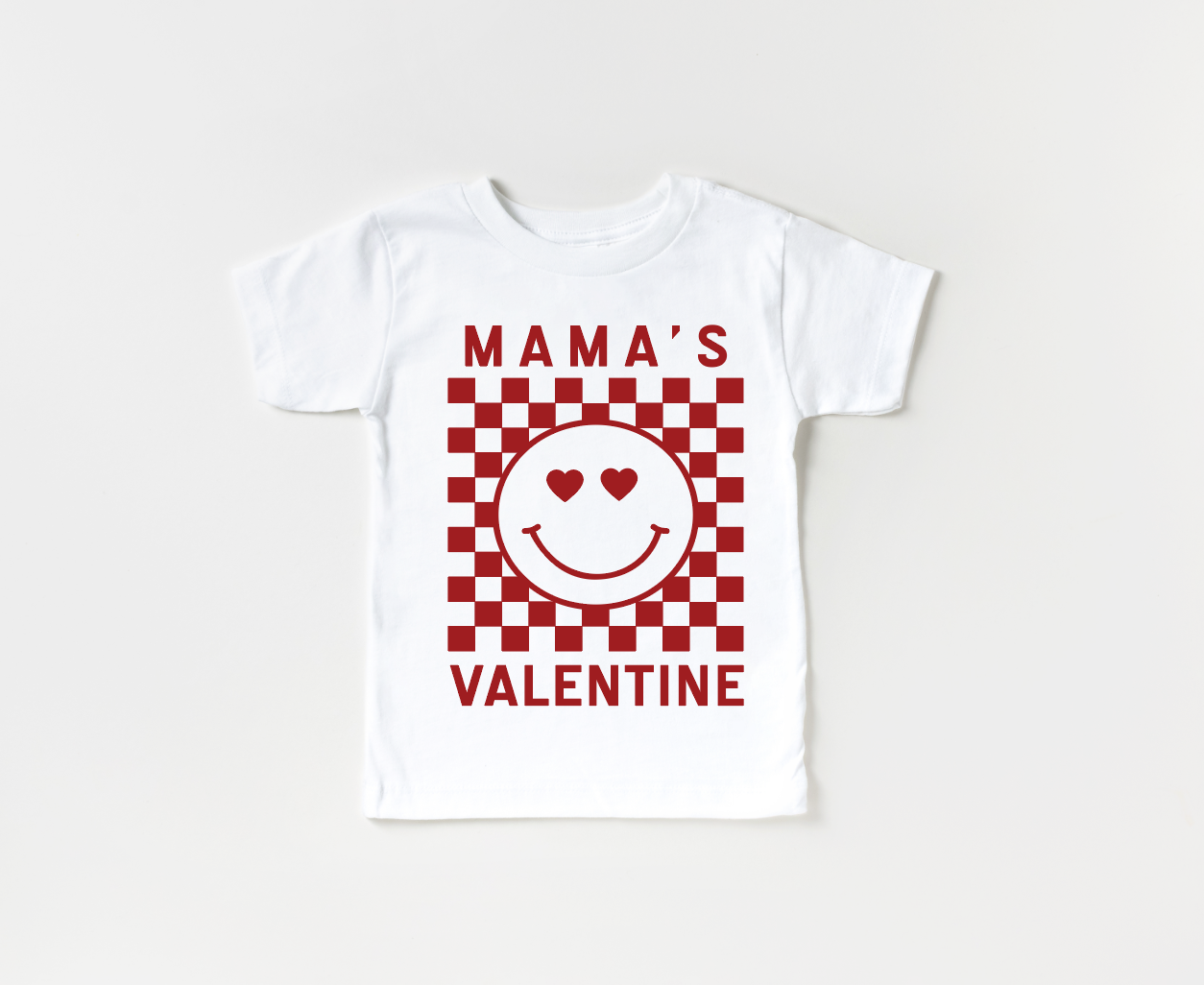 Mama's Valentine Checkered Tee