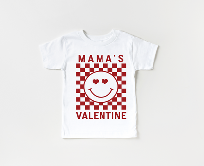 Mama's Valentine Checkered Tee