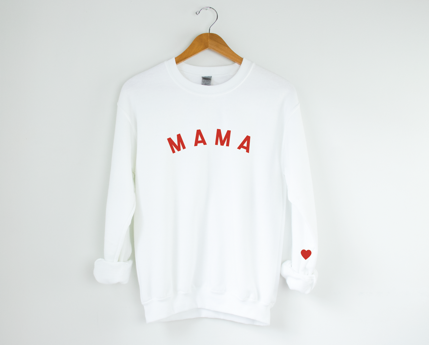 Mama Heart on Sleeve Sweatshirt