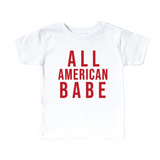 All American Babe - Natural/White