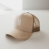 Adult Trucker Hat | ff Tan