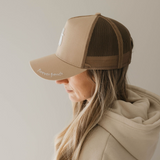 Adult Trucker Hat | ff Tan