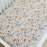 Camping Trip Bamboo Stretch Crib Sheet