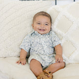 Palm Tree Linen Button Up Shirt