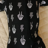 Bamboo Zip Romper | Skelly Vibes