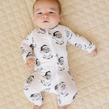 Bamboo Zip Romper | Cool Santa