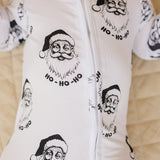 Bamboo Zip Romper | Cool Santa