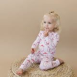 Bamboo Two Piece Set | Pink Nutcracker