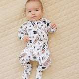 Bamboo Zip Romper | Sk8er
