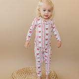 Bamboo Two Piece Set | Retro Candy Cane