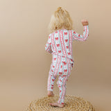 Bamboo Two Piece Set | Retro Candy Cane